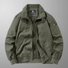 Vintage Stand-up Collar Flight Suit Casual Jacket Men's Jacket American Spring and Autumn Washed Cotton Tooling