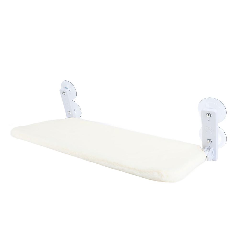 Cat Hammock with Suction Cup Stable Structure Nylon Space Saving Cat Window Perch for Home Indoor