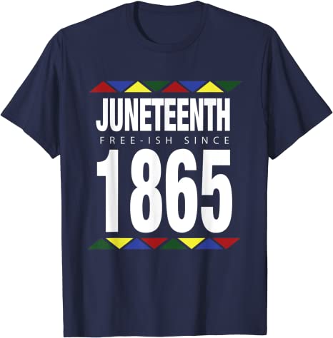 Its The Juneteenth for Me Freeish Since 1865 Independence Day TShirt Black Pride with Pan African Flag Graphic Tee Tops Gift