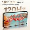 Смартфон CUBOT X100 5G Android 15, 6.88'' HD+ 120Hz, 16GB+256GB, MTK 7025, 64MP+16MP, 5100mAh/33W, 1.72" Задний дисплей, 5G Dual SIM/NFC/Двойные динамики