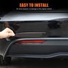 Для Tesla Model 3 2026 2026 ABS Черный Декоративная Накладка-Наклейка на Задний Противотуманный Фонарь Автомобиля Автоаксессуары