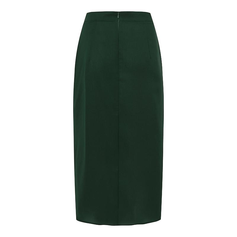 ZANZEA Весенние женские однотонные длинные юбки с нерегулярным подолом