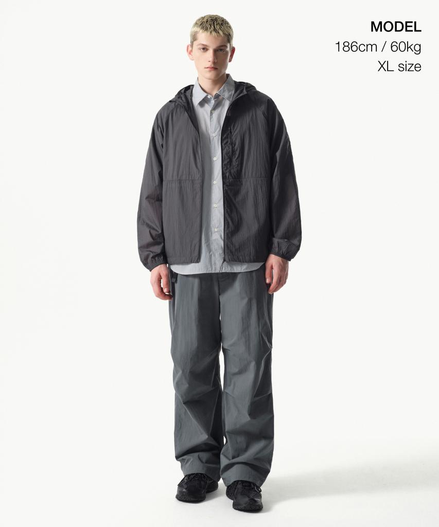 Musinsa Standard [City Leisure] Lightweight Packable Windbreaker Jacket 2 [Grey]