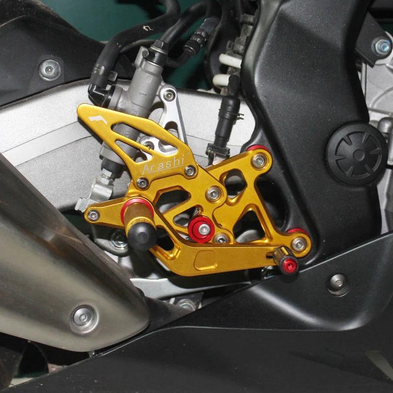 Motorcycle Adjustable Rearset Footrests Foot Pegs Pedal For HONDA CBR250RR CBR 250 R RR MC51 2017 2018 2019 2020 2021 2022 2023