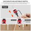 5/10PCS Woodworking Limit Countersink Drill Alloy Drill Cone Drill Adjustable Countersink Drill Bits Screw Woodworking Tools