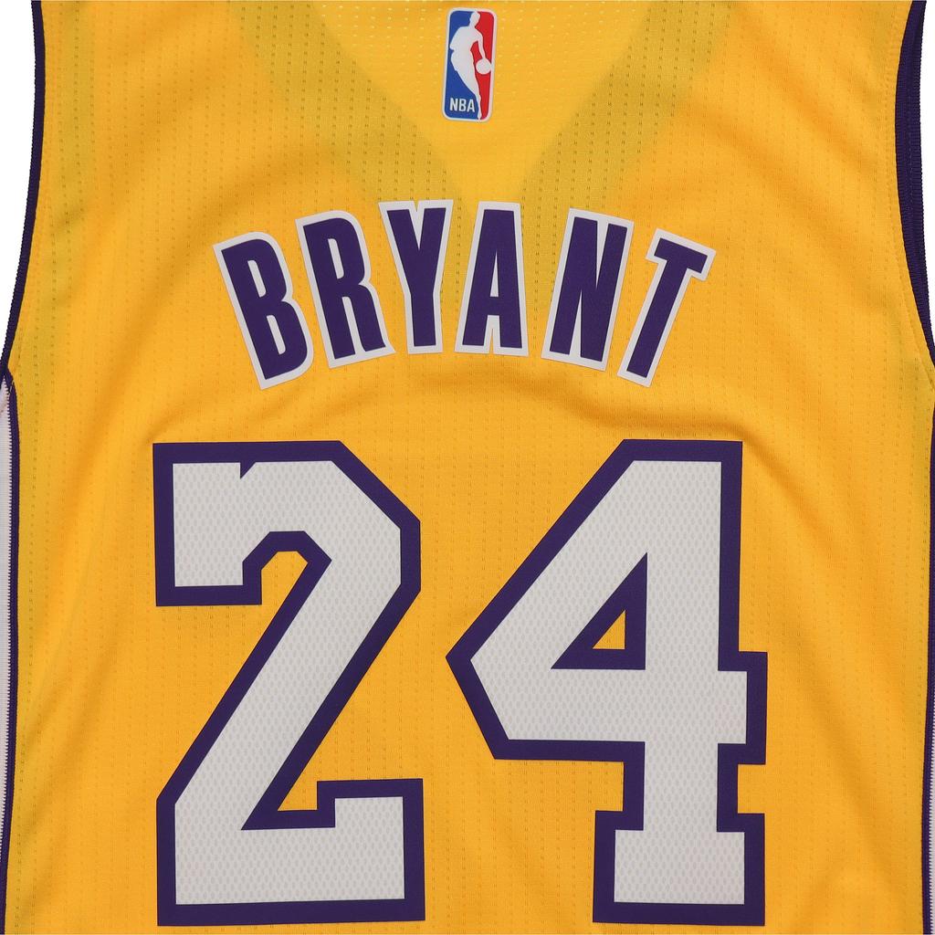 Adidas Kobe Bryant Lakers Jersey Men Tops Yellow A45978