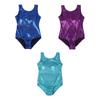 Women Sleeveless Athletic Gymnastics Leotards Bodysuits