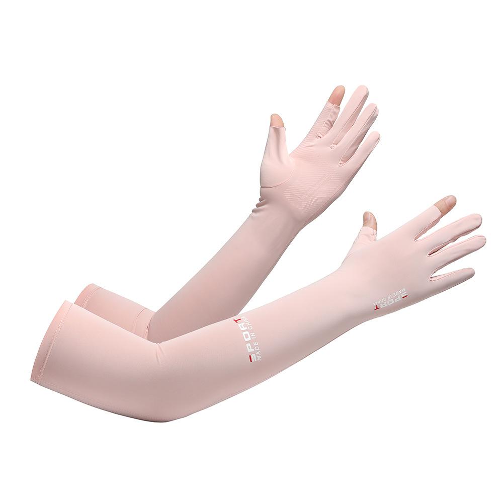 Sunscreen Ice Sleeves for Men and Women Non Slip Driving  Non Slip Cycling Bicycle  Mountain Climbing Tourism Anti Ultraviolet Sleeves