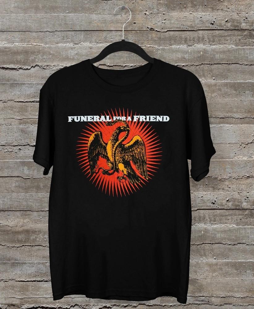 НОВЫЙ Подарок для фаната группы Funeral For A Friend Черная Унисекс Футболка Все Размеры