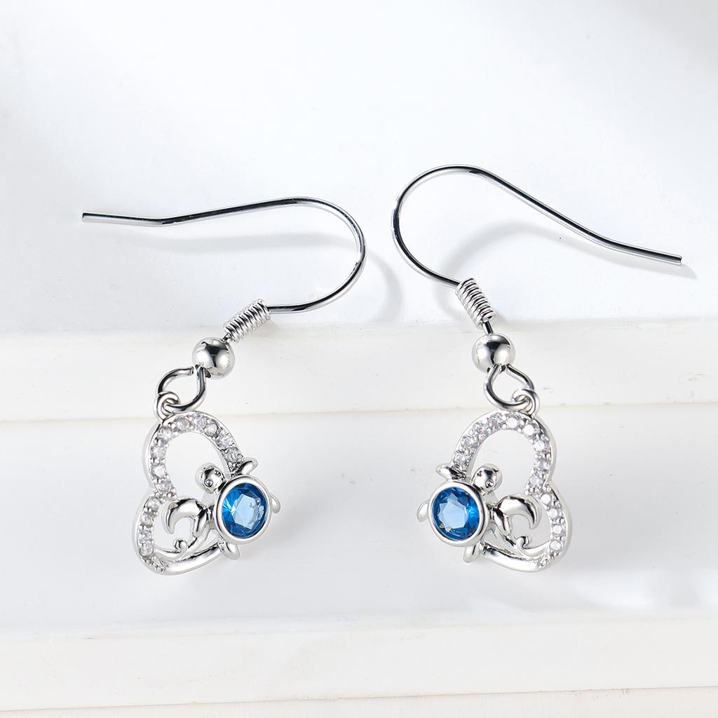 Прекрасные серьги-подвески с изображением черепахи для женщин, вечерние серьги для банкета в качестве ювелирного подарка для лучших друзей