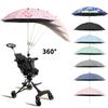 Universal Baby Sun / Rain Parasol Canopy Shade Umbrella for Buggy Pushchair Pram UPF50+