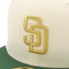 NEW ERA Cap 59FIFTY MLB San Diego Padres Metallic Logo Chrome Green 7 1/2