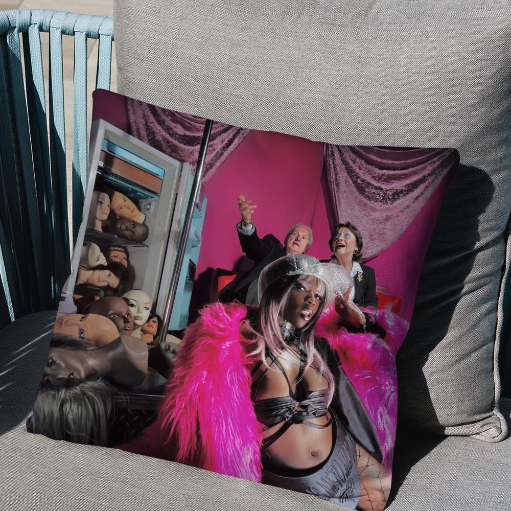 T-Theodora Pillow Case Square Pillow Bedroom Sofa Leisure Comfort Cushion Car Living Room Home Decoration