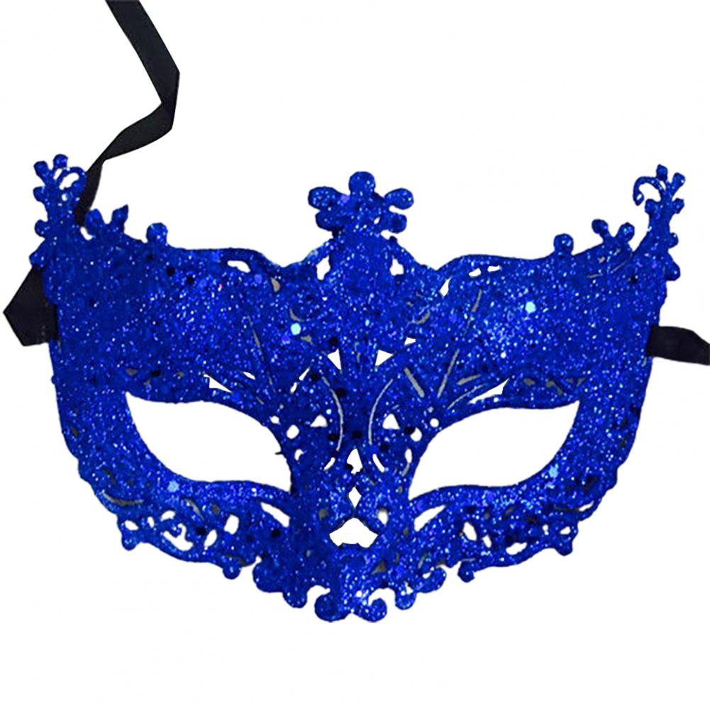 Cosplay Face Covers Party Mask Glitter Shinny Women Ribbon Mysterious Eye Cover For Masquerade Luxury Venetian Mask Halloween
