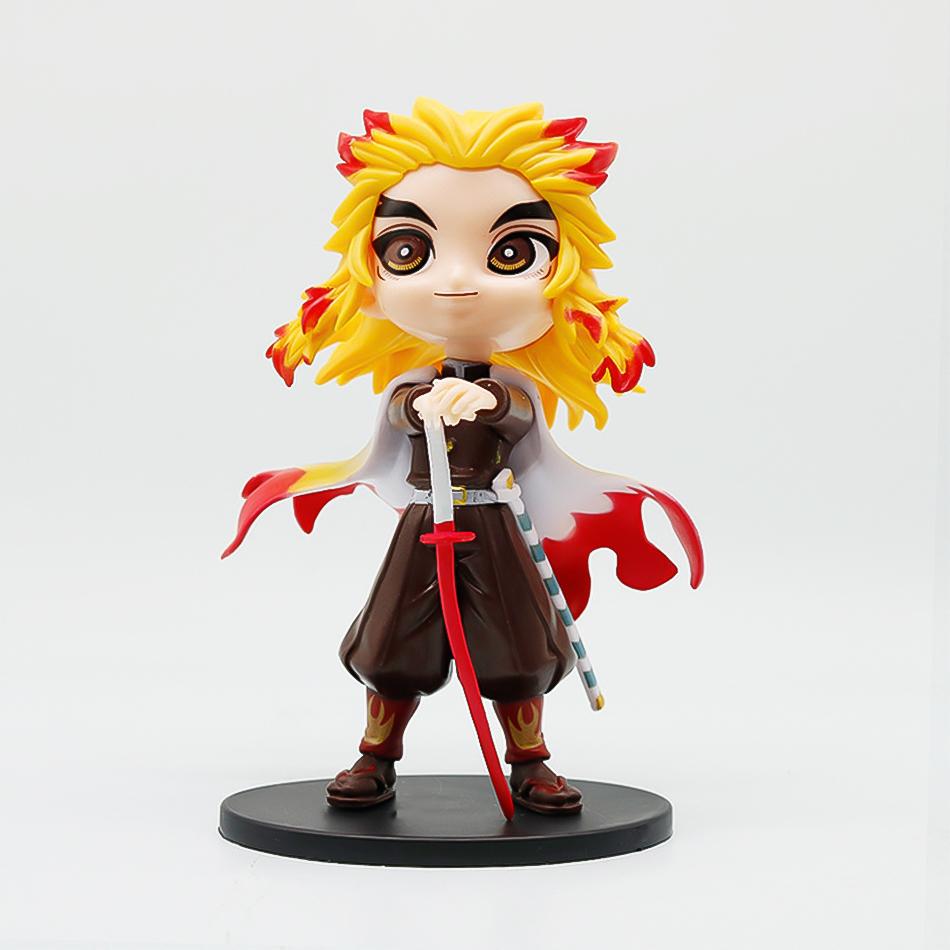 8pcs/kit 2026 Latest  Demon Slayer Tanjiro Kamado Nezuko Animation Figure Miniature Playthings Decoration Piece Playthings Mystery Case Decoration