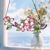 Flower Hanging Decoration Wall Art Window Hanging Ornament Double-Sided Floral Sun Catcher
