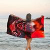 1pc Pennywise3 Beach Towel, Beach and Seaside Swimming Pool Equipment, Fashion Pattern, Rectangular, Travel Essentials