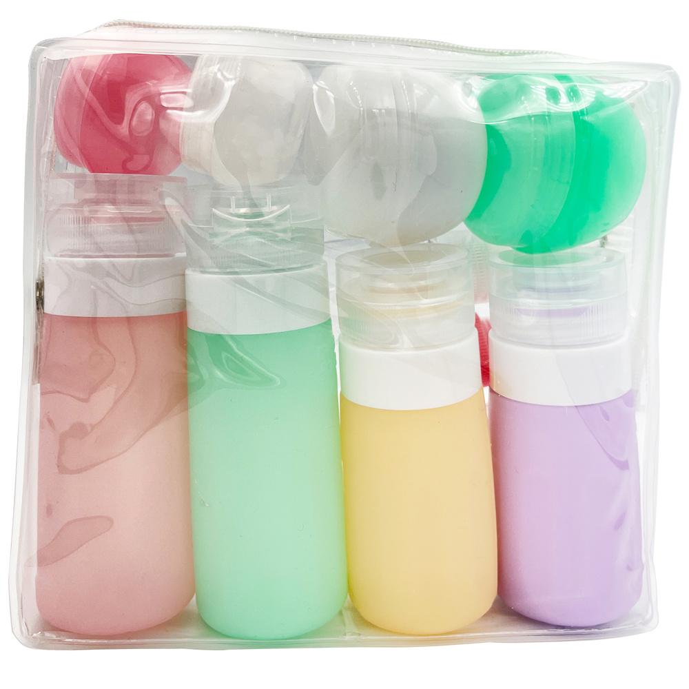 Набор дорожных мини-бутылочек с распылителем, для лосьона, шампуня, пустые контейнеры для жидкости, портативный инструмент