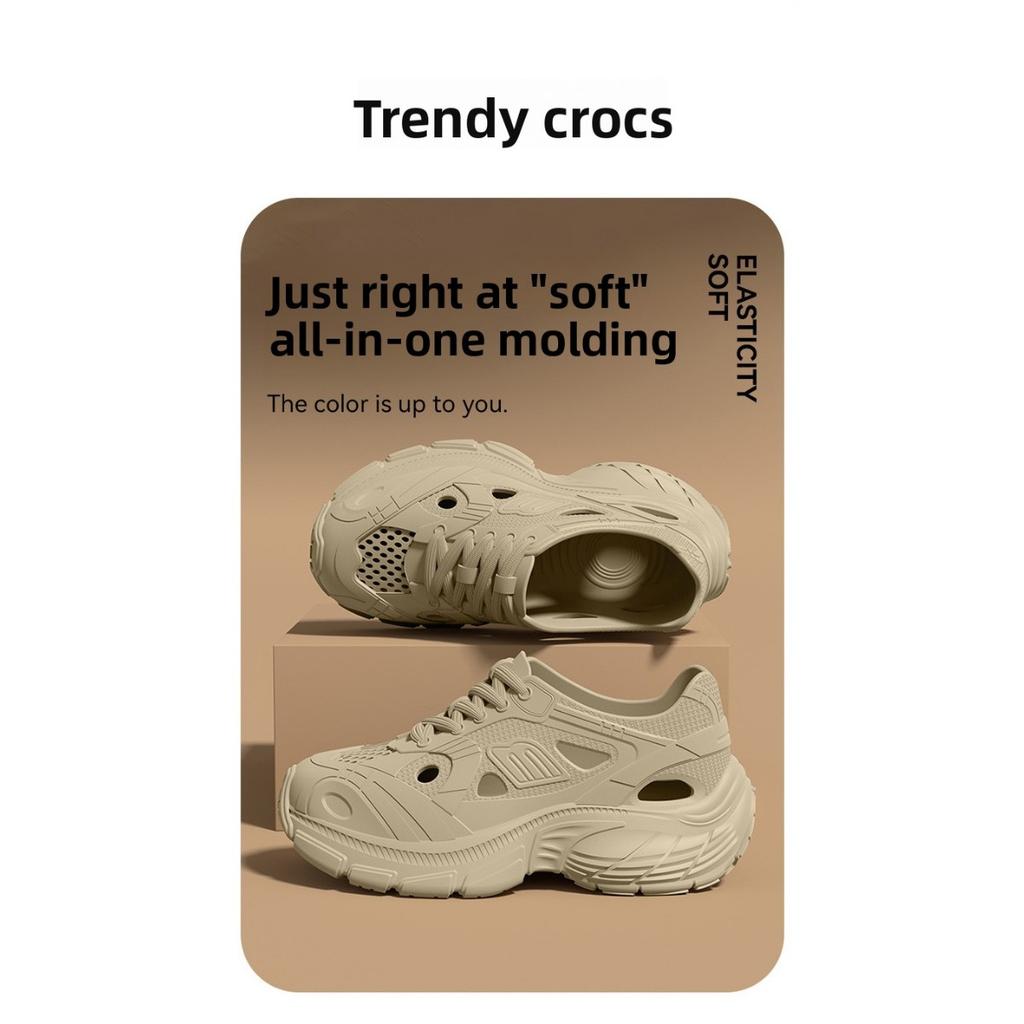 Пещерная обувь для женщин, Летняя верхняя одежда, Новая толстая подошва, Противоскользящие, Защита от запаха, Дышащие сандалии