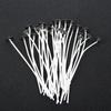 New 4 Inch White Candle Wicks Cotton Core For DIY Candle Making Low Smoke 30pcs