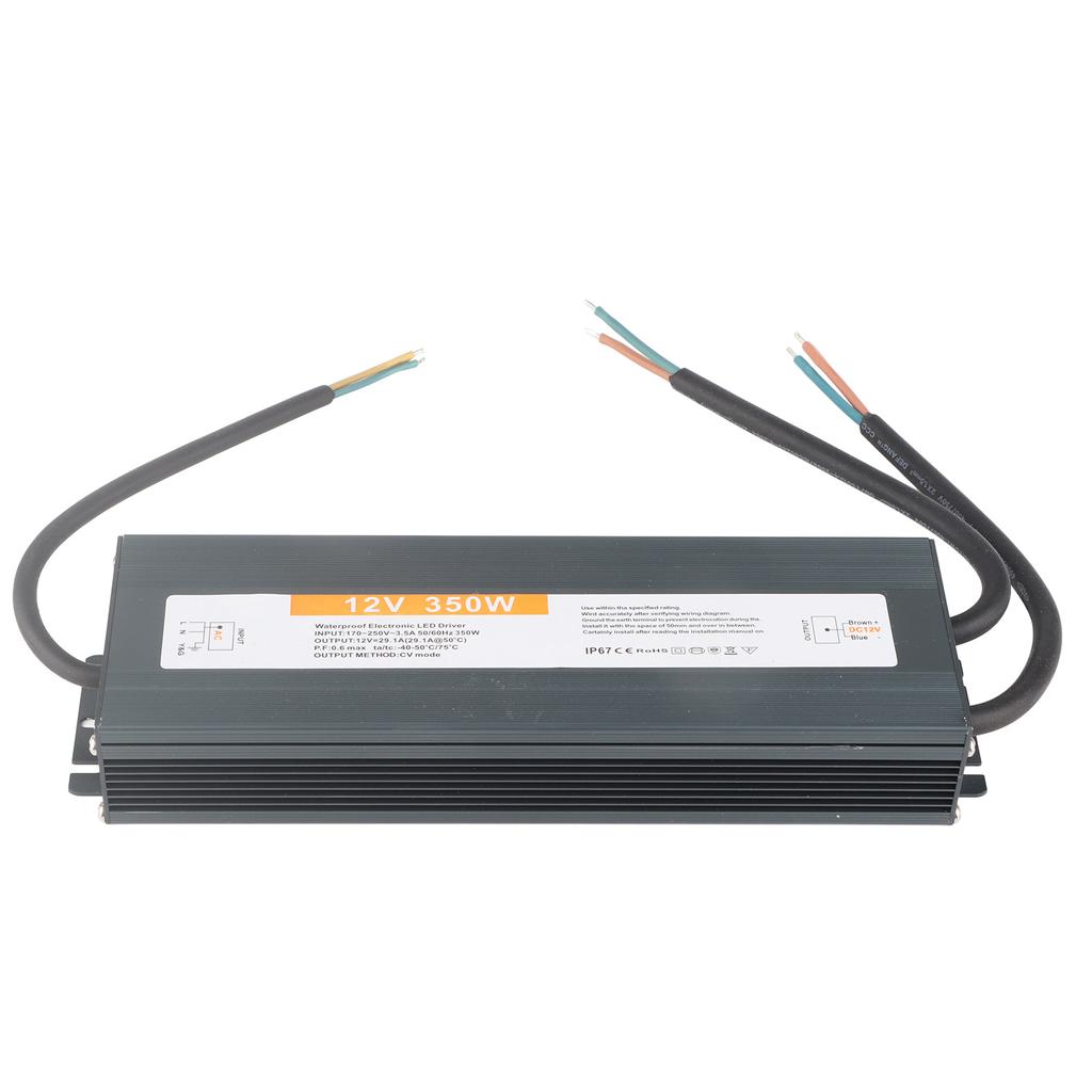 Блок питания проводной ультратонкий водонепроницаемый импульсный светодиодный привод AC170250V 5060HZ 350W(DC12V )