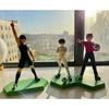 18cm Captain Tsubasa Anime Figure Ozora Tsubasa Action Figures Hyuuga Kojirou/Wakabayashi Genzou Figurine Collection Model Toys