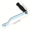 1Pc Marine Vehicle Trailer Hand Crank Winch Handle Small Crane Handle Rocker Arm Knob Trailer Machine Accessories Handle Grip