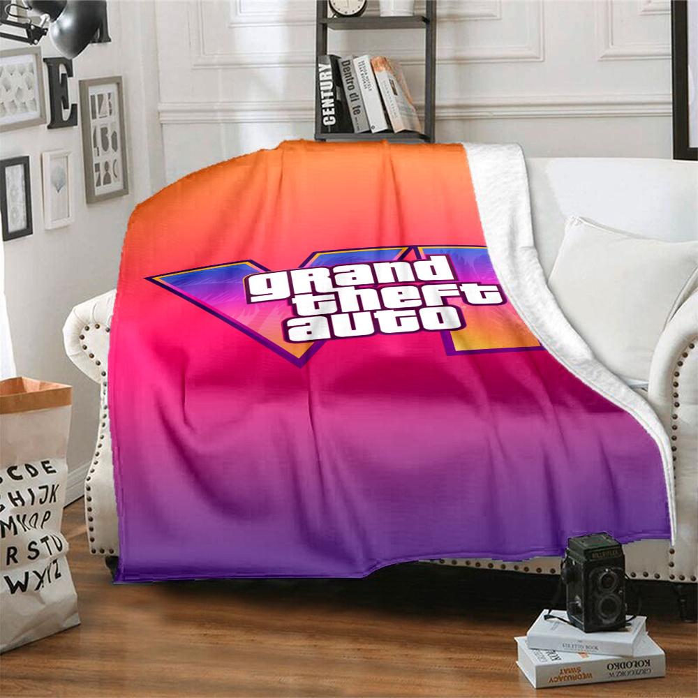Grand Theft Auto Blanket Ultrasoft Suitable For Chair Bed Couch For All Seasons Warmthful Decor Best Holiday Gift For Friends Family