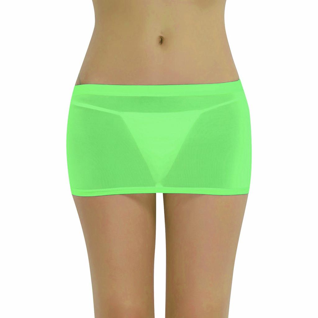 Женское сексуальное ультратонкое прозрачное нижнее белье, летние эластичные облегающие юбки с низкой талией, горячая эротическая клубная вечеринка, супер мини облегающая юбка