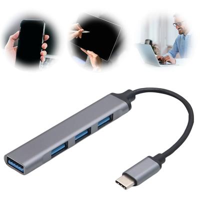Адаптер-концентратор USB 3.0 с 4 портами 5 Гбит/с USB-разветвитель USB C на USB-концентратор Множественный USB 3.0-концентратор Расширитель USB-портов для ноутбука