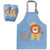 Mori House Children's Art Apron Set, Blue Korean Popular Toys
