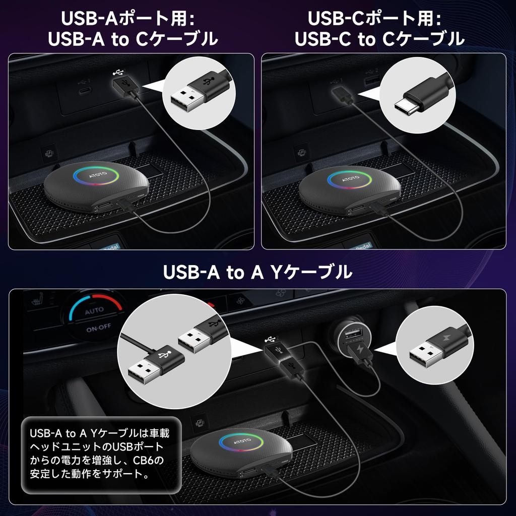 CB6 Ai Box CarPlay Беспроводной ai Box для автомобиля 2025 Обновленная версия Car Play Wireless,