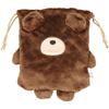 Boa Drawstring Pompon's Bear Drawstring Bag 25.5 X 20cm ZKT1-A