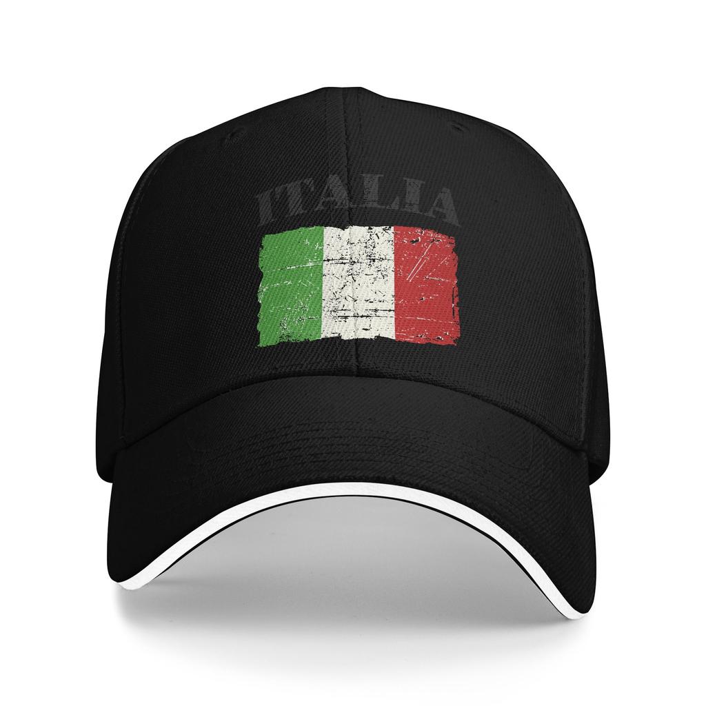 Unisexs Womens Italian Vintage Flag Italy Italia Outdoor Hat Adjustable Baseball Caps Casual Baseball Cap Snapback Hats