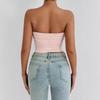 Summer Sexy Senior Pure Want To Put On The New Style of Women's Corset Slim Wrap Breast Crop Top