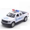 Мини-полицейская машина Ford в масштабе 1/32, Мини-полицейская машина Toyota, модель автомобиля с откатным механизмом Мини-полицейская машина, литая под давлением модель автомобиля, литая под давлением игрушечная машина