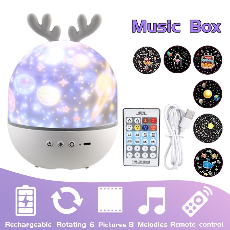 Рождественские ночные огни Bluetooth, звездное небо, светодиодная лампа для дома, проектор, декор комнаты, детский подарок на день рождения, светильник с новогодним настроением