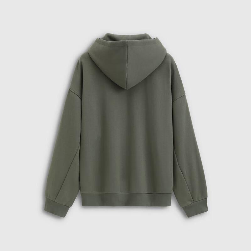 Gap Унисекс 2025 Осень Флисовая куртка с капюшоном из искусственного меха лисы