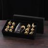 Handmade Chinese Zodiac Glass Wine Set with Decanter