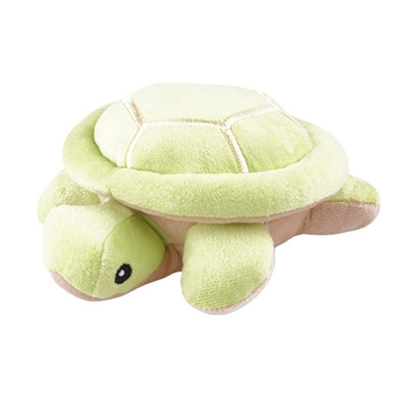 Squeaking Plush Turtles Toy for Dog Chew Stuffed Animal Engagement Teething Toy for Various Breeds Indoor Entertainment