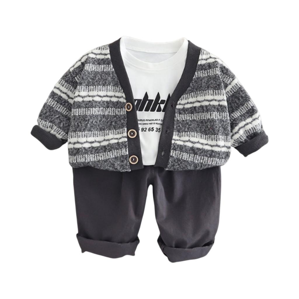 Детский повседневный комплект с длинным рукавом, удобные наряды для повседневной носки