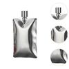 Wavy Wine Pot Stainless Steel Vodka Flask Minimalist Liquor Bottle  Outdoor Use