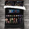Комплект постельного белья One Piece Односпальный Двуспальный Полный Queen King Размер Комплект постельного белья Взрослый Детская спальня Пододеяльник Комплекты Печать Аниме Conjunto De Cama