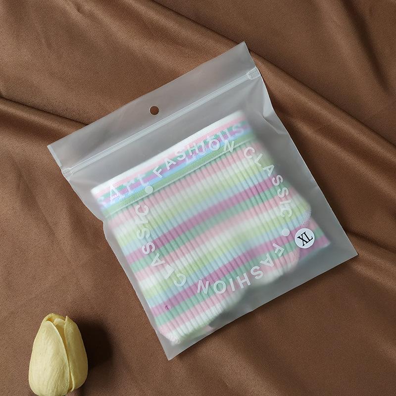 Высококачественные удобные трусики для девочек-школьниц из хлопка с низкой талией в радужную полоску, летние дышащие, высокоэластичные, неэластичные женские трусики, сексуальные трусики