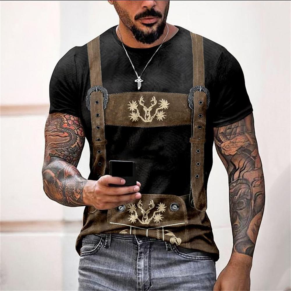 Футболка с 3D-принтом для мужчин, повседневные топы с короткими рукавами, мужская одежда, футболка большого размера, модная уличная одежда, размер XXS-6XL