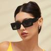 Unisex Rectangular Fashion Sunglasses Beach Sun Shading Fashionable and Lightweight Glasses Suitable for Daily Decoration Matching