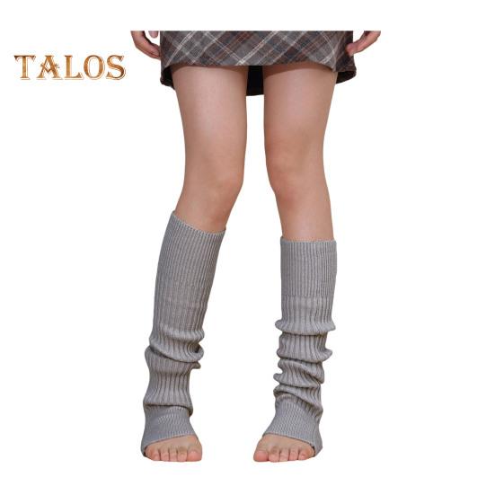 1 пара зимних гетр, теплые ребристые трикотажные полоски, эластичные трикотажные носки до щиколотки с отверстием для пятки, аксессуары 80-х для вечеринок, спорта, йоги, танцев