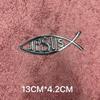 1 шт. 3D металлический христианский Иисус символ рыбы логотип эмблема автомобиля значок наклейка наклейка автостайлинг инструменты для декорирования аксессуары