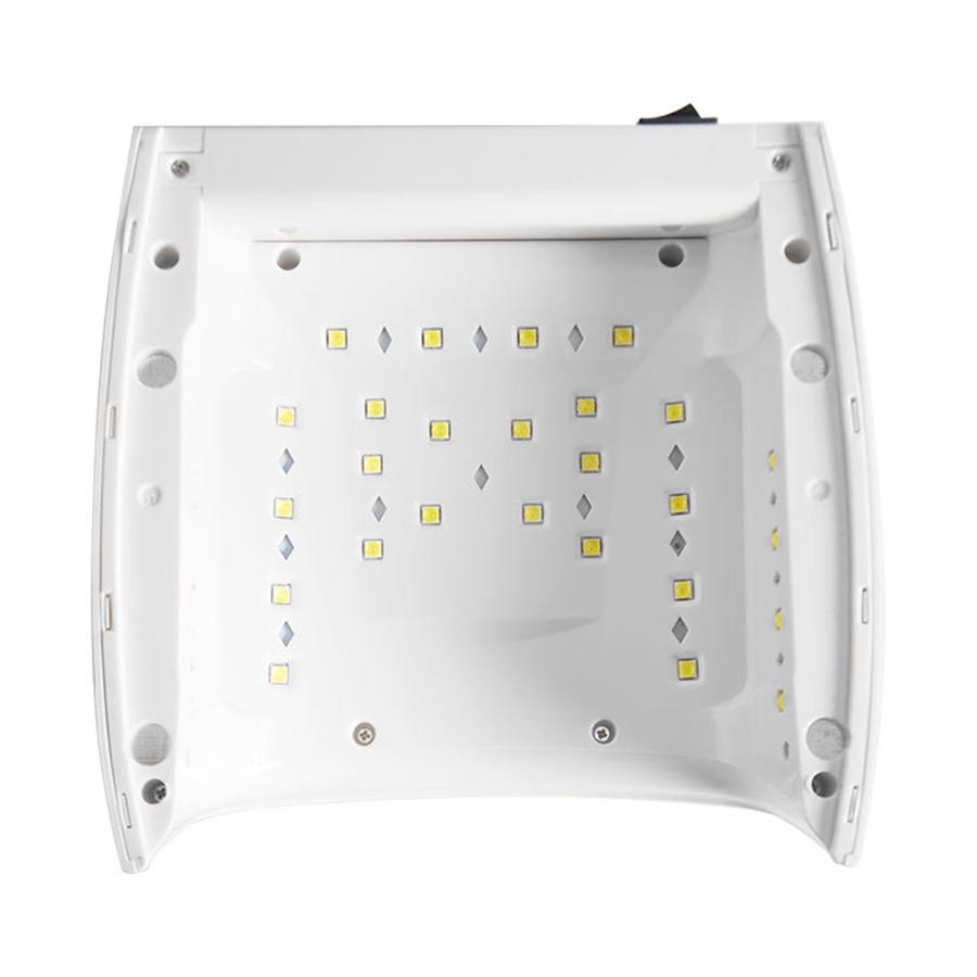 Белая 48 Вт Беспроводная Перезаряжаемая Светодиодная/УФ Лампа для Ногтей для Гель-лака Сушка