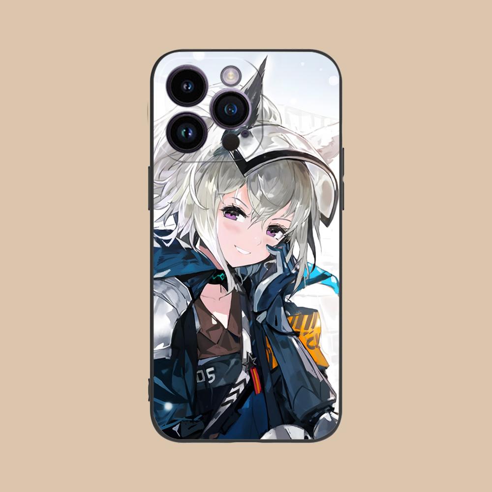 Arknights Grani Матовый ТПУ Чехол для Мобильного Телефона для iPhone 17 16 15 14 13 12 11 X XR XS 8 7 Air Pro Max Plus Mini Цветной Чехол